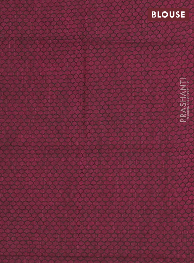 Chettinad cotton saree dual shade of green and purple with thread woven buttas and zari woven border