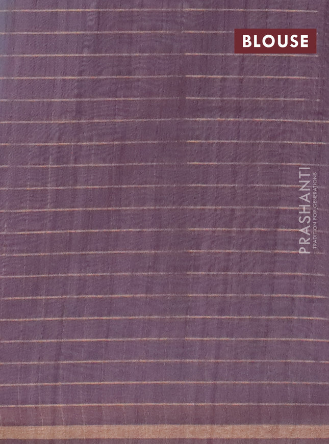 Semi chanderi saree teal blue and beige with allover zari woven checked pattern and kalamkari printed pallu