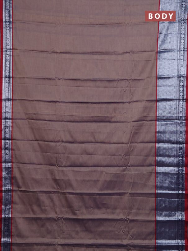 Narayanpet cotton saree maroon shade and maroon with plain body and long zari woven border