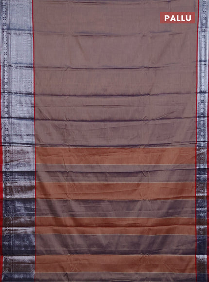 Narayanpet cotton saree maroon shade and maroon with plain body and long zari woven border