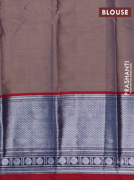 Narayanpet cotton saree maroon shade and maroon with plain body and long zari woven border