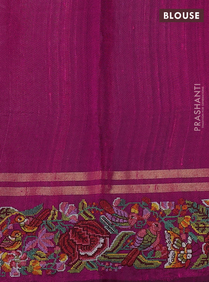Pure dupion silk saree pink with allover zari weaves and zari woven embroidery border