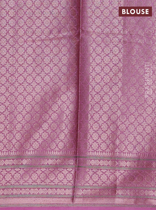 Banarasi warm silk saree deep maroon and mauve pink with allover thread & zari woven buttas and zari woven border
