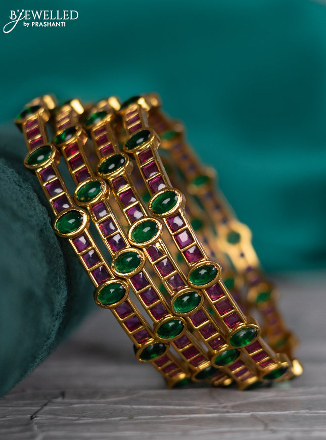 Antique bangle with kemp stones