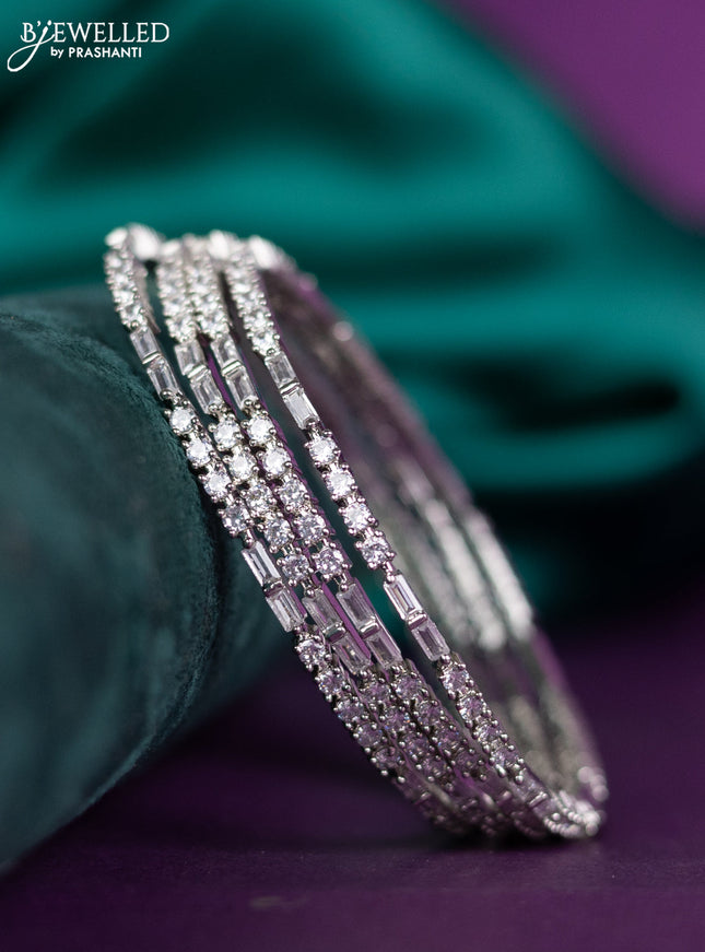zircon bangle with cz stones