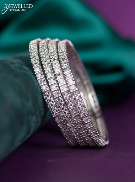 zircon bangle with cz stones