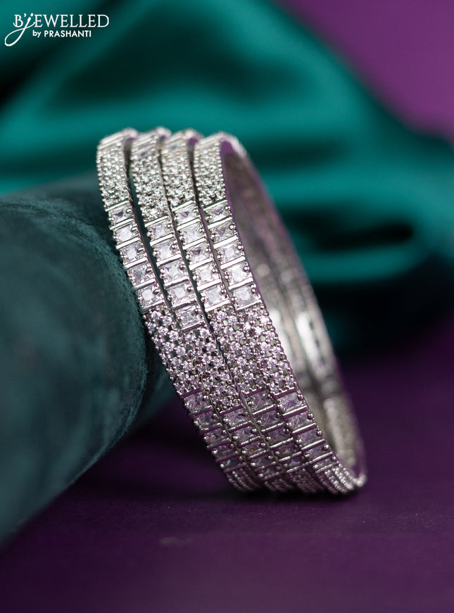 zircon bangle with cz stones