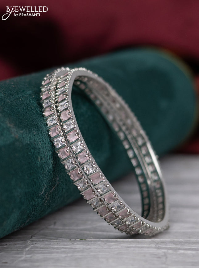 zircon bangle with cz stones