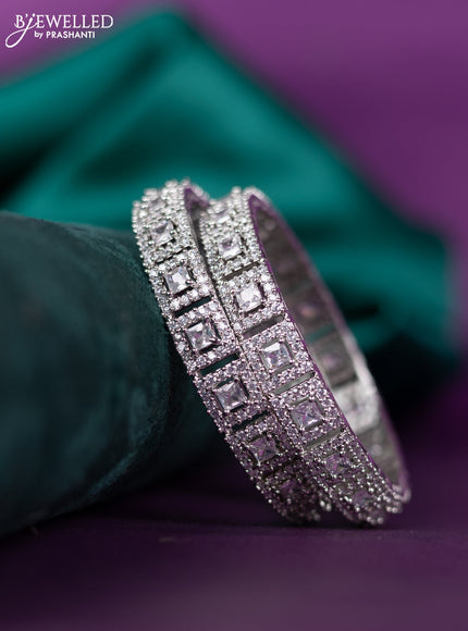 zircon bangle with cz stones