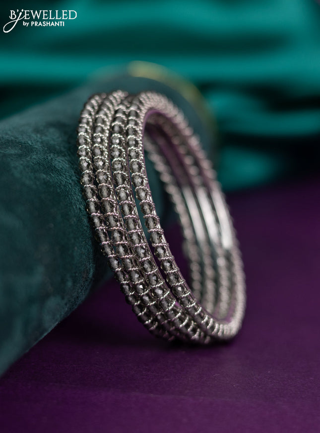zircon bangle with crystal