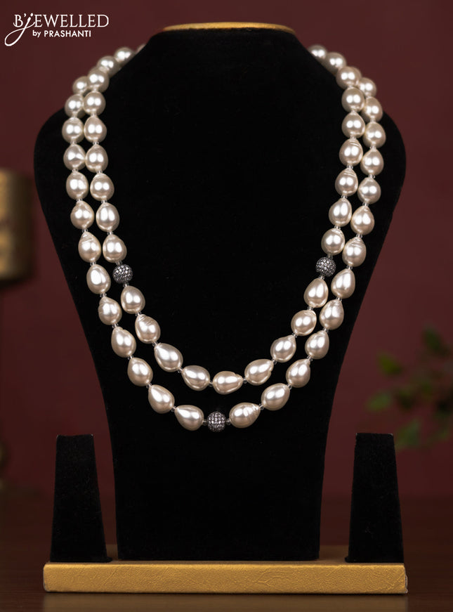 Pearl double layer maala without earrings