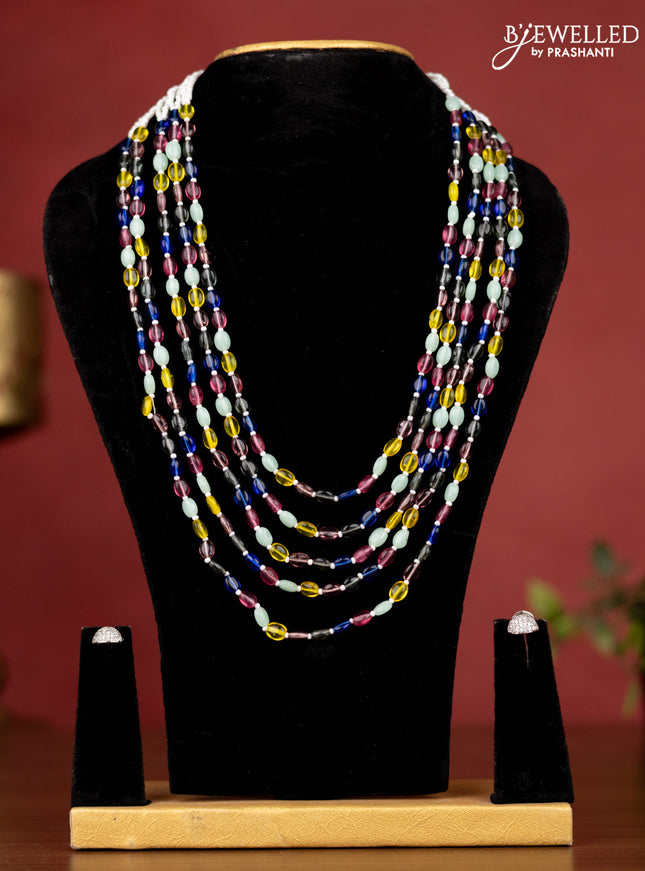 Jaipur multilayer & colour beaded necklace