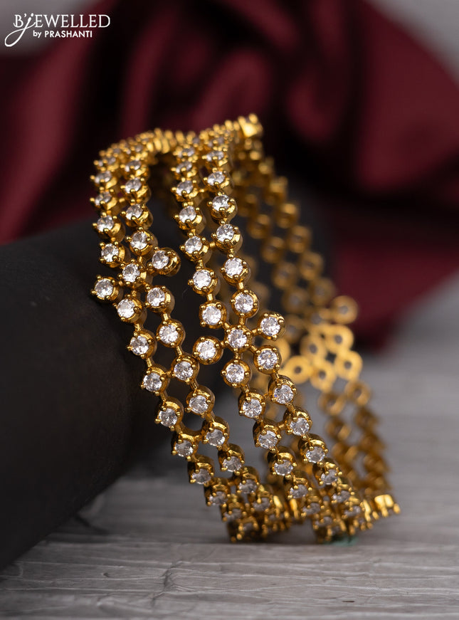 Antique bangle with cz stones