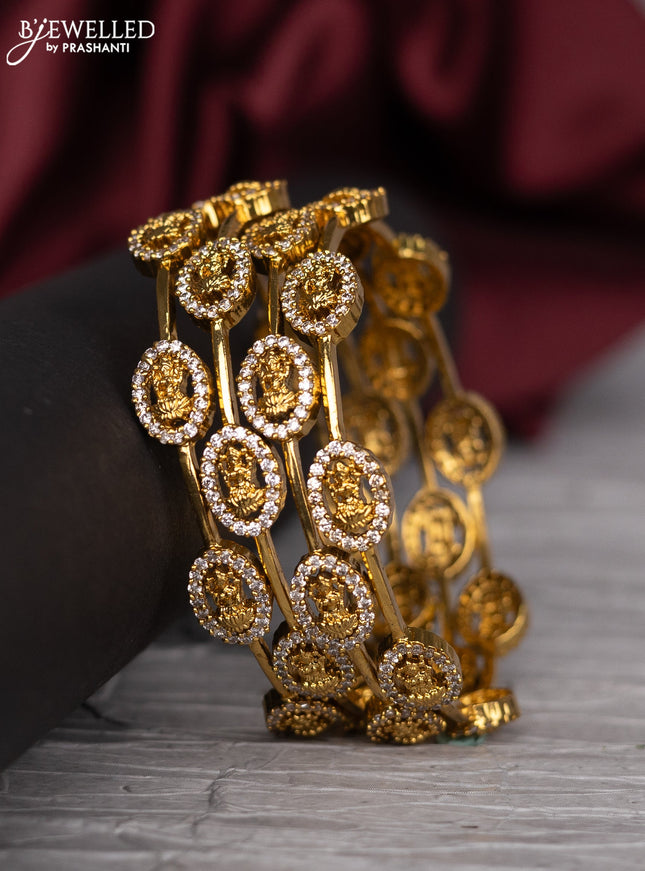 Antique bangle lakshmi design with cz stones