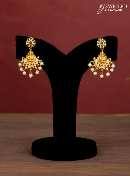 Jaipur crystal beaded multilayer light blue necklace with lakshmi pendant