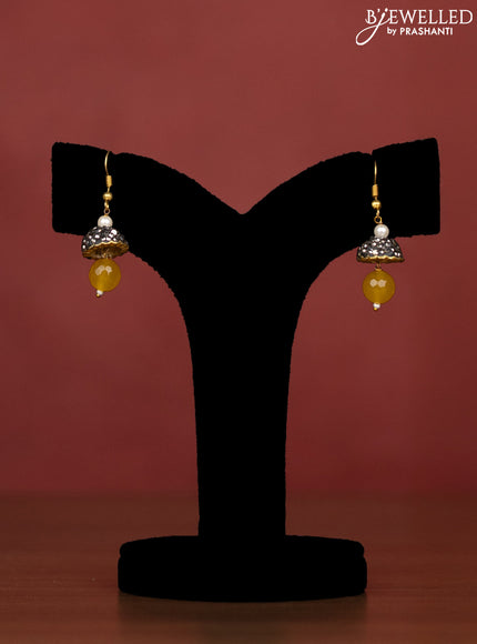 Jaipur multilayer beaded yellow necklace