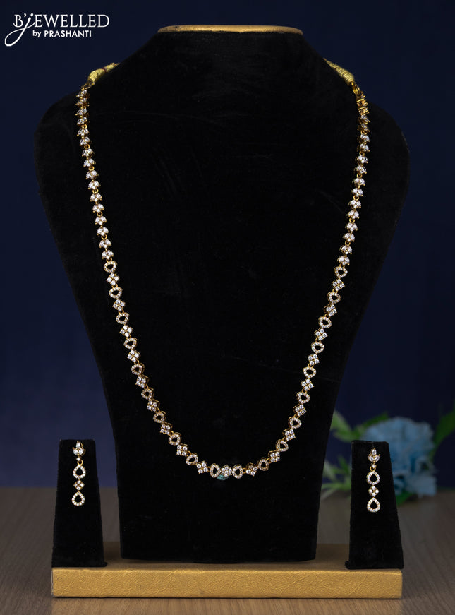 Antique haaram with cz stone