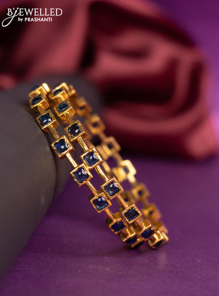 Antique bangles with sapphire stones