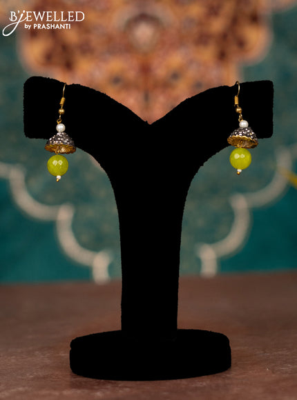 Jaipur multilayer green beaded necklace