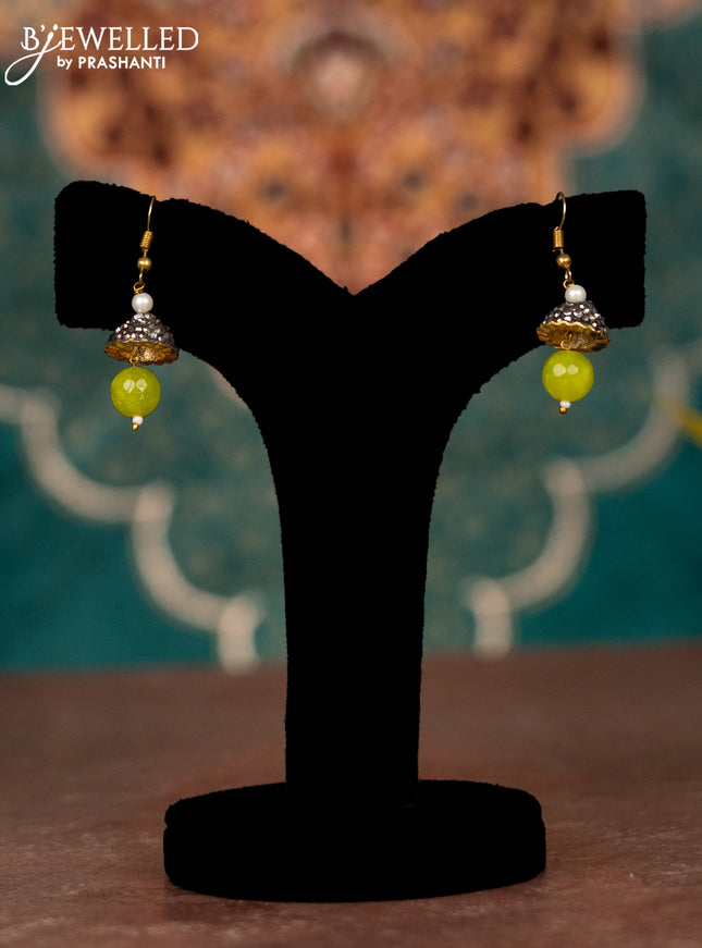 Jaipur multilayer green beaded necklace