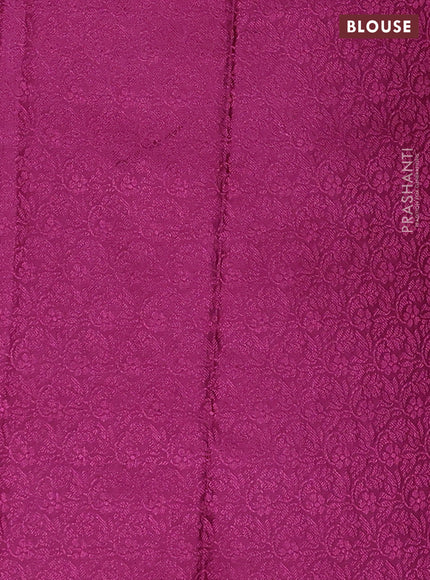Banarasi semi crepe saree wine shade with allover thread & zari woven brocade weaves and woven border