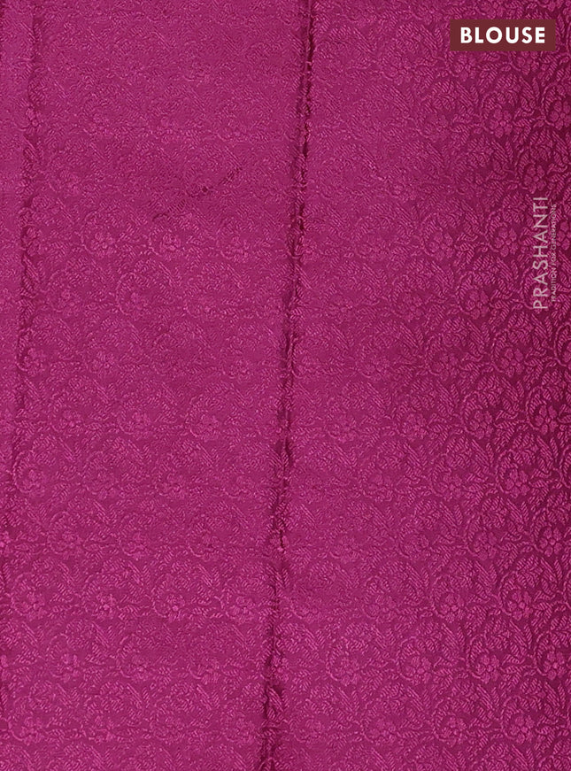 Banarasi semi crepe saree wine shade with allover thread & zari woven brocade weaves and woven border