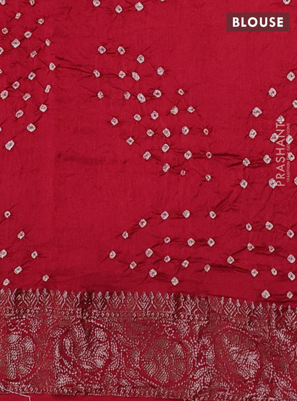 Chiniya silk saree maroon with plain body and woven border