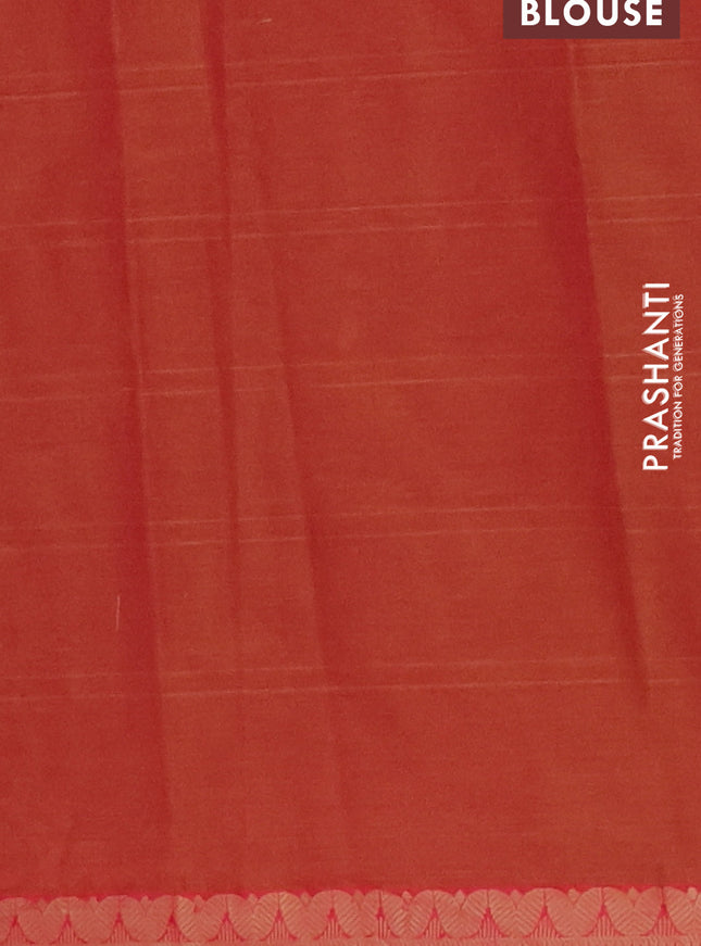 Nithyam cotton saree maroon and red with thread woven buttas and thread woven border