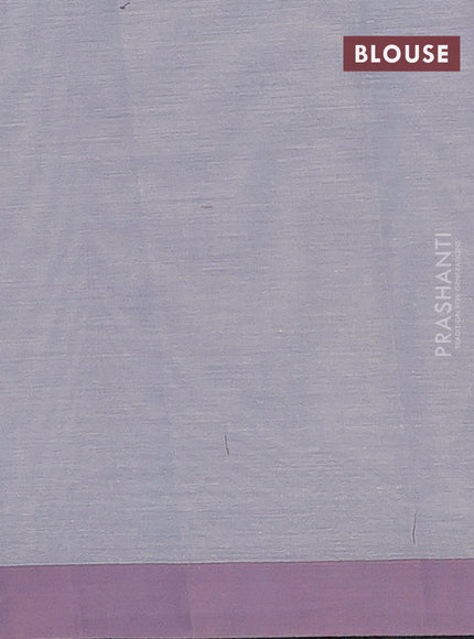 Nithyam cotton saree grey with allover thread weaves and simple border