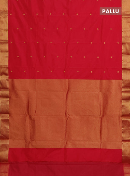 Arani semi silk saree pink with zari woven buttas and zari woven border