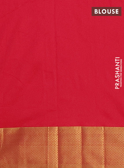 Arani semi silk saree pink with zari woven buttas and zari woven border