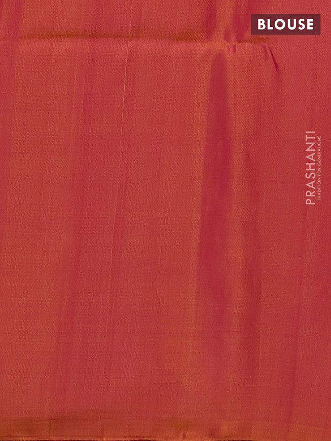 Pure soft silk saree dual shade of pink with allover zari weaves and zari woven butta border