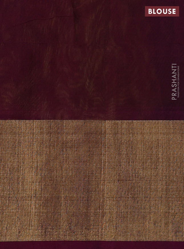 Ikat silk cotton saree lime yellow and dark magenta pink with allover ikat weaves and ikat woven zari border