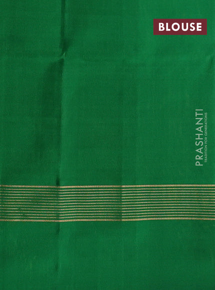 Pure soft silk saree lime yellow and green with allover zari weaves and zari woven simple border