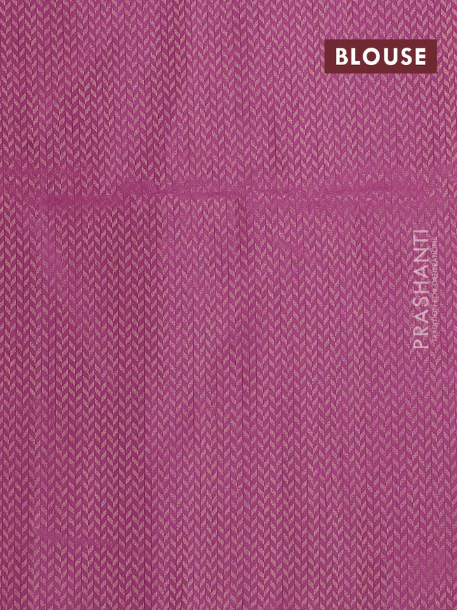 Pure soft silk saree dual shade of teal green and pink shade with zari woven buttas in borderless style