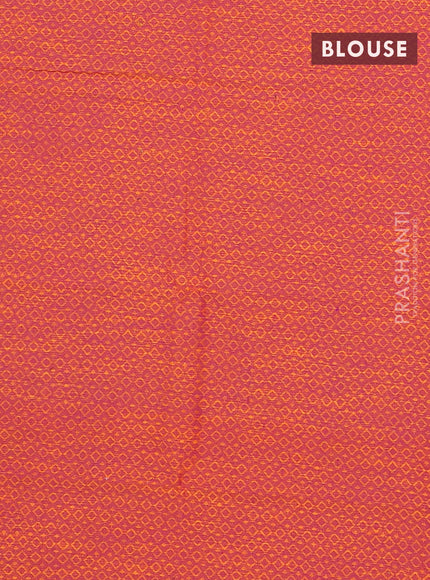 Chettinad cotton saree dual shade of cs blue and pink with thread woven buttas and thread woven border