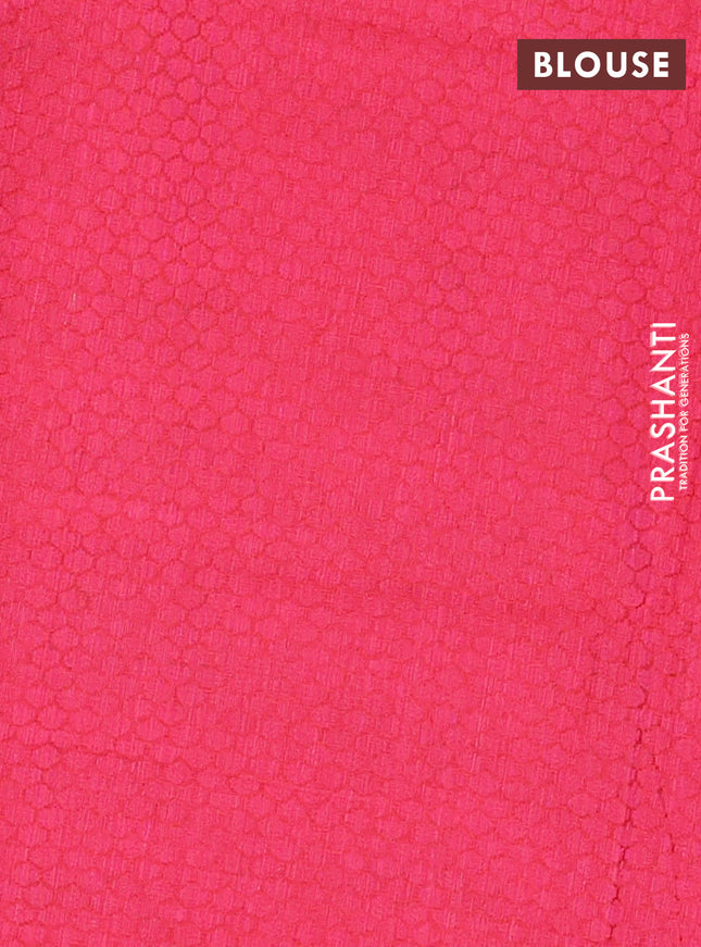 Chettinad cotton saree brown and pink with thread woven buttas and thread woven border