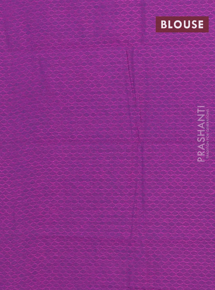Chettinad cotton saree pink and purple shade with plain body and rettapet thread woven border