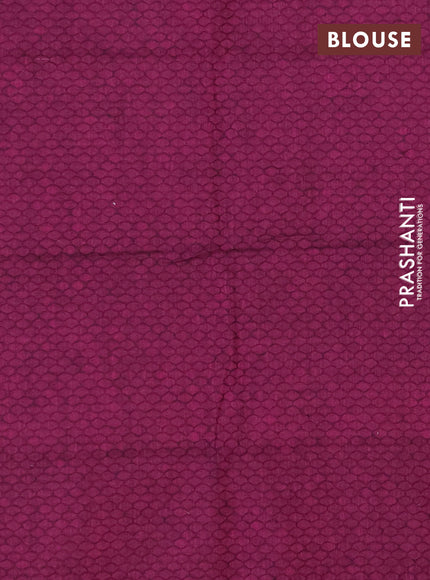 Chettinad cotton saree grey and pink with thread woven buttas and zari woven border