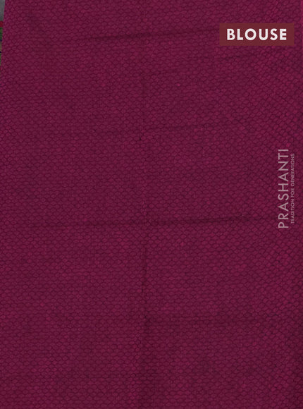 Chettinad cotton saree grey and pink with thread woven buttas and zari woven border