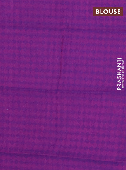 Chettinad cotton saree pink and green with allover checked pattern and rattapet zari woven border