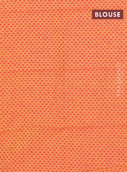 Chettinad cotton saree pink and dual shade of green with thread woven buttas and temple disign zari woven border