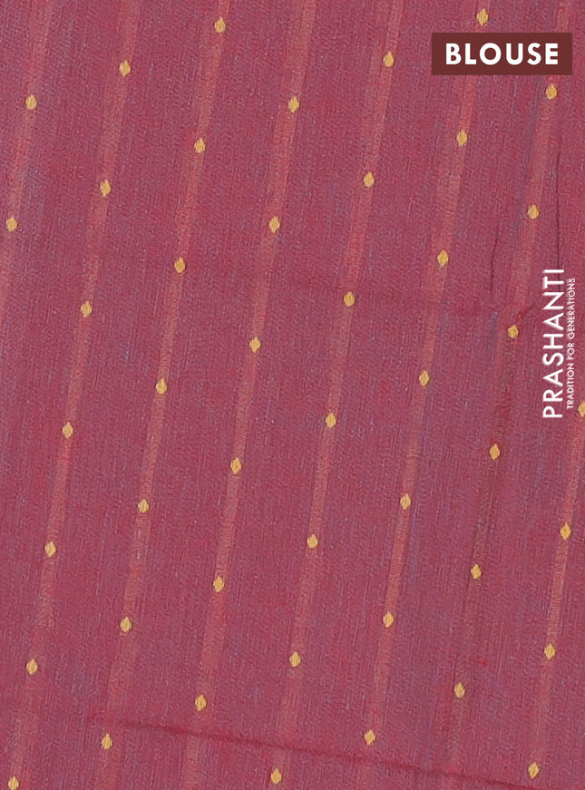 Chettinad cotton saree mustard green and dual shade of maroon with thread woven buttas and zari woven border