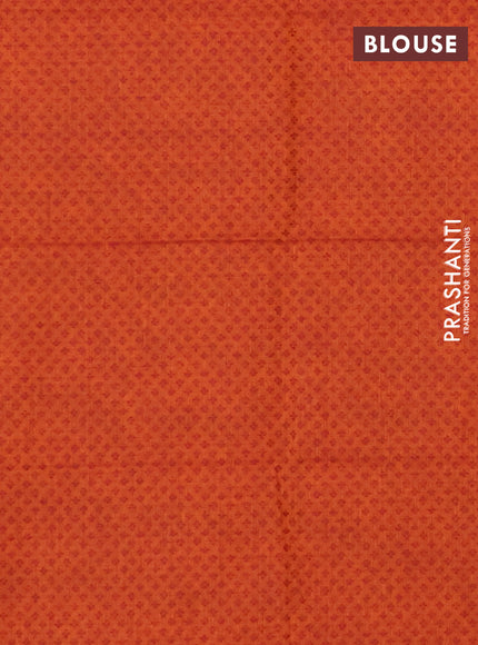 Chettinad cotton saree green and mustard with thread woven buttas and rattapet zari woven border