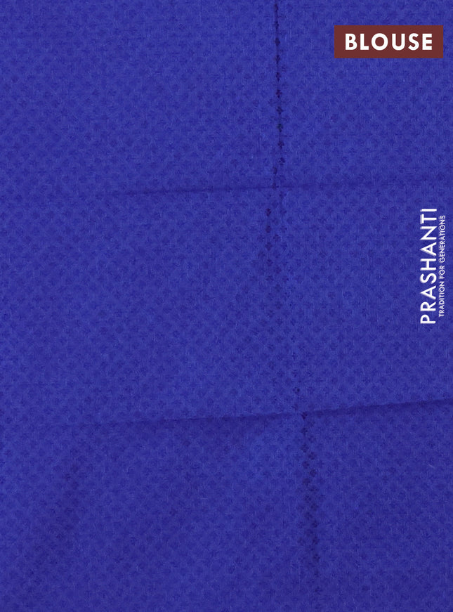 Chettinad cotton saree magenta pink and dark violet with thread woven buttas and temple disign zari woven border