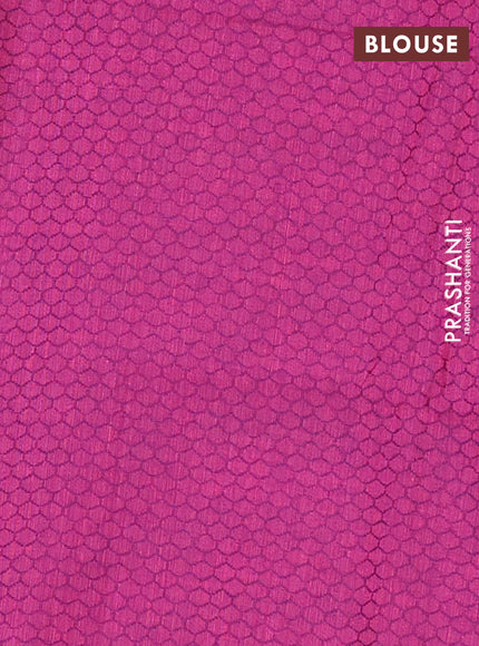 Chettinad cotton saree grey with thread woven buttas and ganga jamuna border