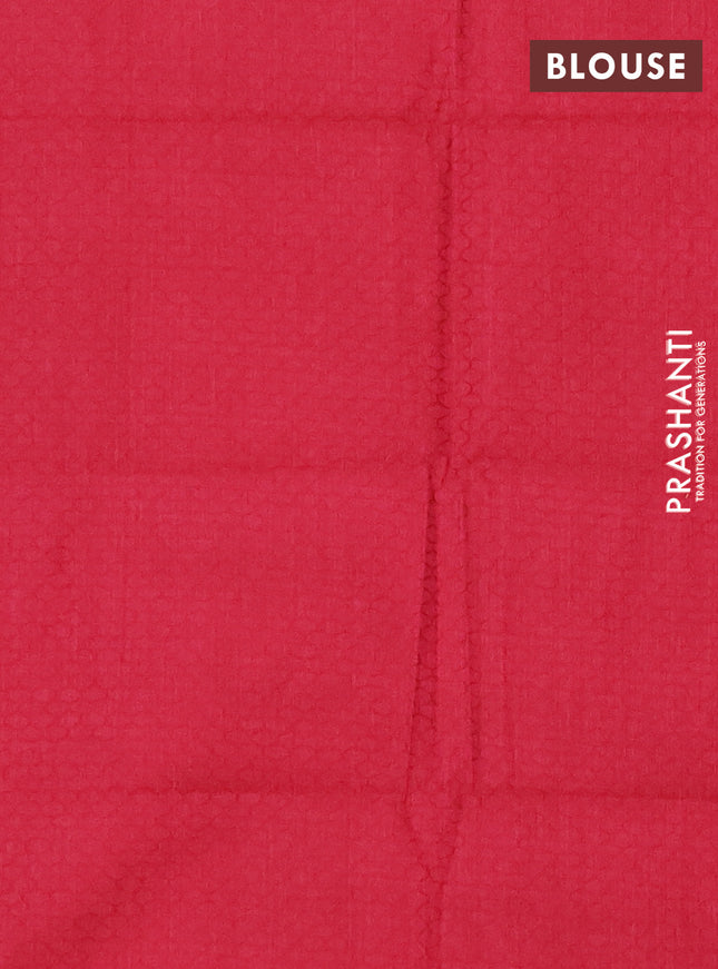 Chettinad cotton saree purpel and reddish pink with thread woven buttas and rattapet zari woven border