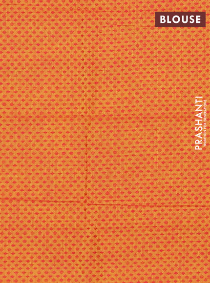 Chettinad cotton saree maroon shade and mustard yellow with thread woven buttas and ganga jamuna border