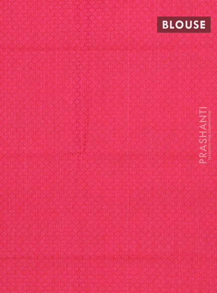 Chettinad cotton saree green and maroon with thread woven buttas and zari woven border