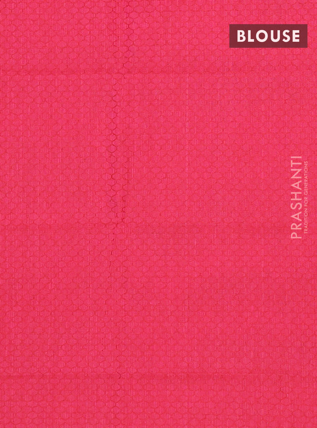 Chettinad cotton saree green and maroon with thread woven buttas and zari woven border